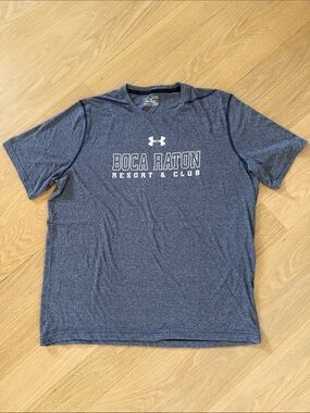 Under Armour Heather Navy Boca Raton Resort & Club Short-Sleeve Performance Tee